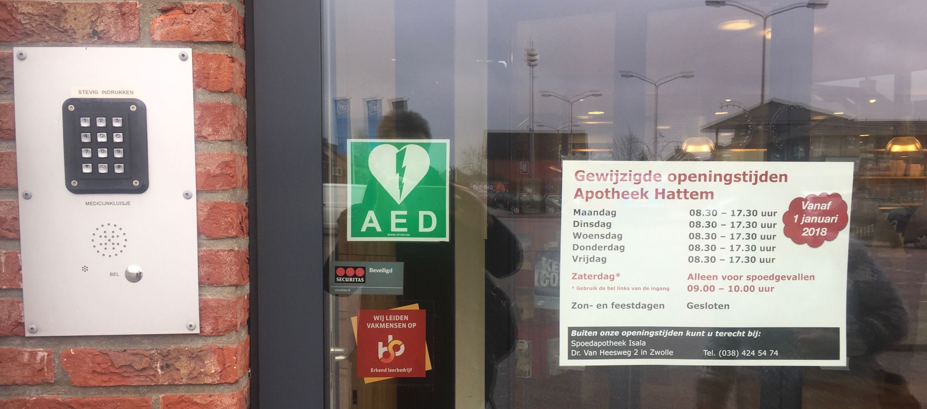 Buiten openings tijden medicijnen ophalen.